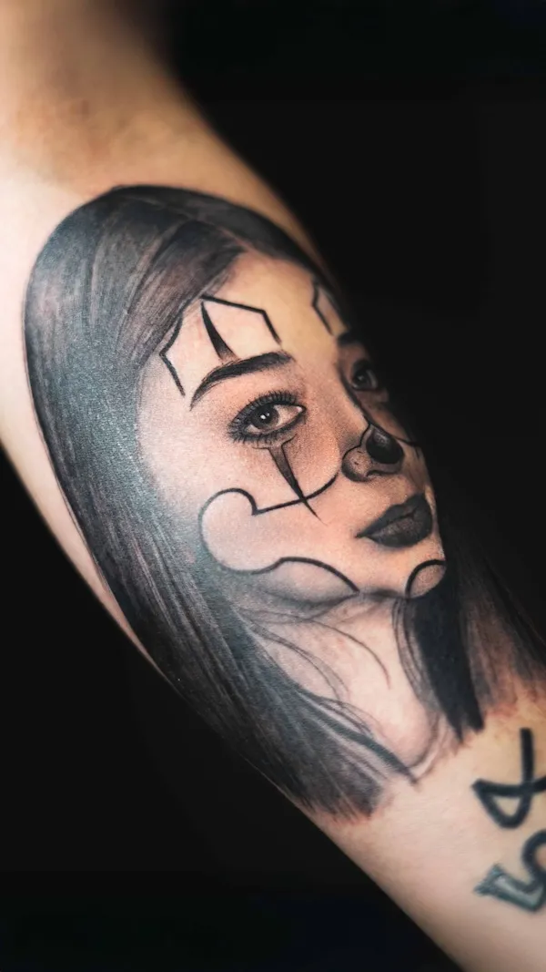 Realism Chicana portrait tattoo in Minneapolis by Joan Martinez at Studio AZ